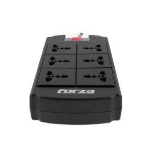SUPRESOR DE PICOS 6 TOMAS Nema 5-15R universal  - 220V FORZA