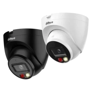 Cámara de red WizSense de 8 MP con doble luz inteligente y enfoque fijo tipo ojo de buey DAHUA