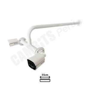 SOPORTE PARA DOBLE CAMARA 55CM CURVO