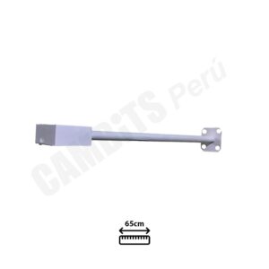 SOPORTE RECTO CON CAJA PARA CAMARA DE SEGURIDAD 65 CM RECTO